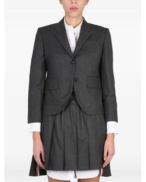 Thom Browne Cropped Single-breasted Blazer - Black