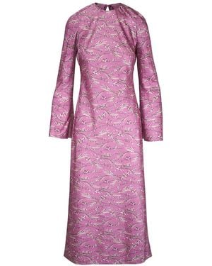 Veronica Beard Gemma Midi Dress - Pink