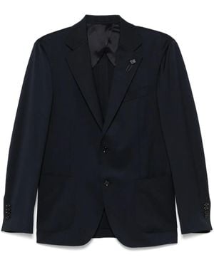 Lardini ウール ジャケット - ブルー