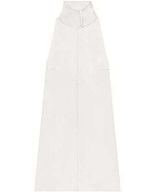 Courreges スカーフディテール ミニドレス - ホワイト