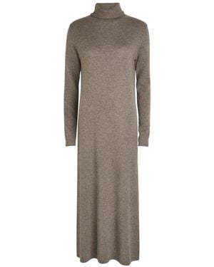 Lisa Yang Ailina Cashmere Midi Dress - Natural