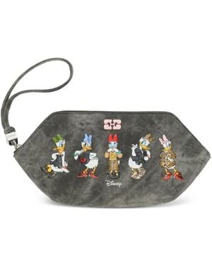 Ganni X Disney Daisy Duck Kosmetiktasche - Mettallic