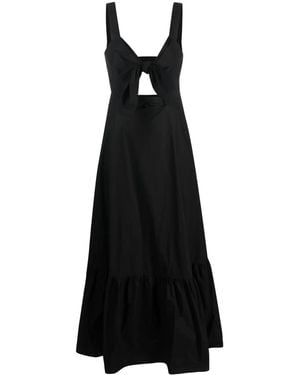 La DoubleJ Peek-A-Boo Cut-Out Maxi Dress - Black