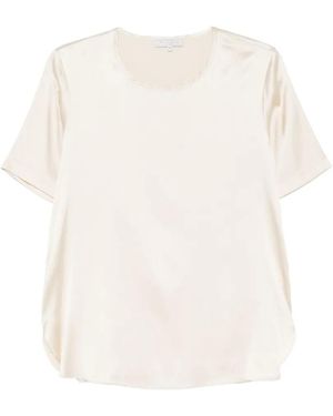 Antonelli Creta Satin-Finish T-Shirt - White
