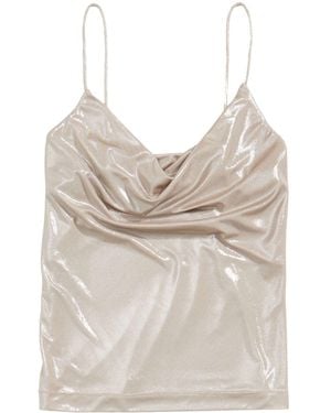 Bimba Y Lola Metallic Top - Grey