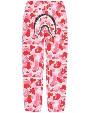 A Bathing Ape グラフィック パンツ - レッド