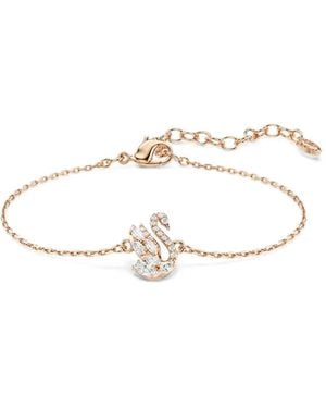 Swarovski Swan Crystal-Embellished Bracelet - White