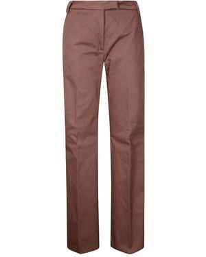 Thelatest Straight-Leg Trousers - Brown