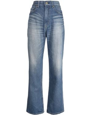 Tu Es Mon Tresor The Lapis Lazuli Straight-Leg Jeans - Blue