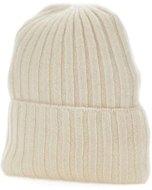 Not Shy Gorro de canalé Dora - Blanco