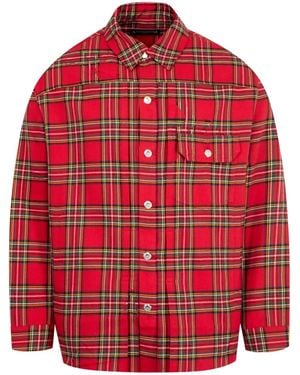 Mastermind Japan Type 1 Geruit Overhemd - Rood