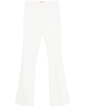 Blanca Vita Pantalon À Taille Haute - Blanc