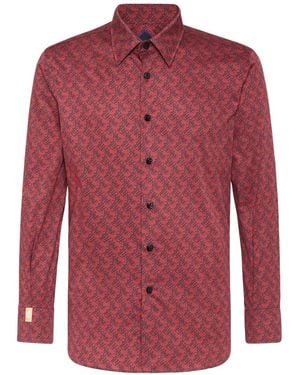 Billionaire Chemise À Motif - Red