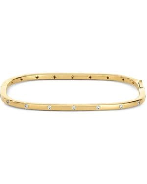 Moritz Glik 18K Diamond And Sapphire Stacking Bracelet - Metallic