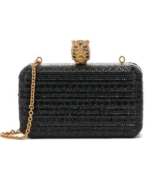 Roberto Cavalli ビーズ クラッチバッグ - ブラック