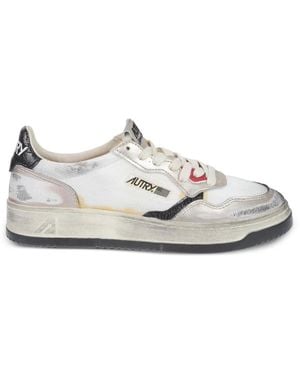 Autry Super Vintage Medalist Sneakers - White
