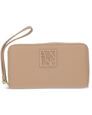 ARMANI EXCHANGE Portemonnaie Mit Logo-Detail - Natur