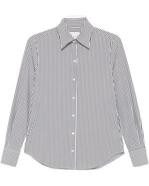 Xacus Vertical-Stripe Long-Sleeve Shirt - Grey