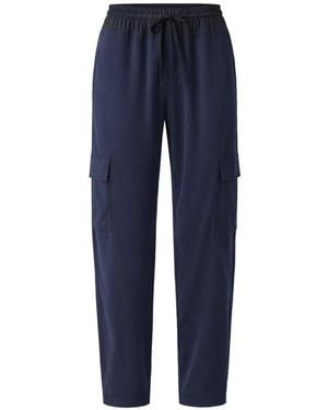 10 Crosby Derek Lam Kamaria Cargo-Pockets Trousers - Blue