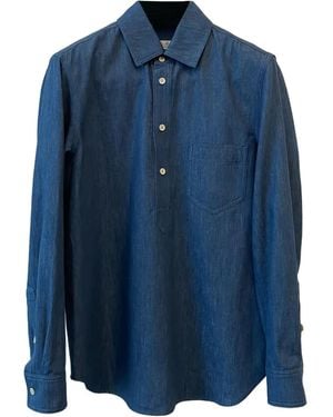 Loro Piana Camicia Evie Con Tasca - Blu