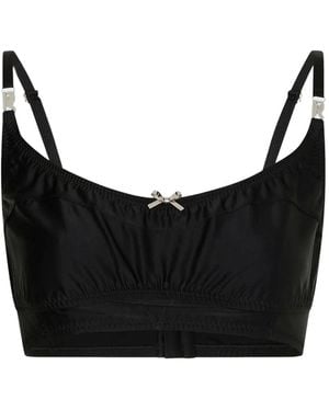 Rabanne Top Con Decorazione - Nero