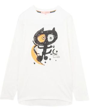 Tsumori Chisato Graphic-Print Long-Sleeve T-Shirt - White