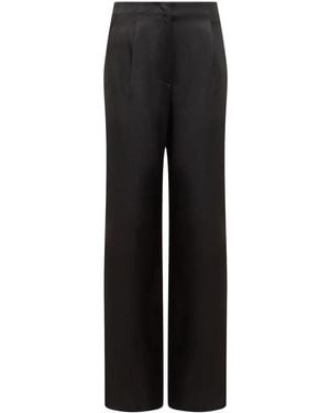 MSGM Hose aus Satin - Schwarz