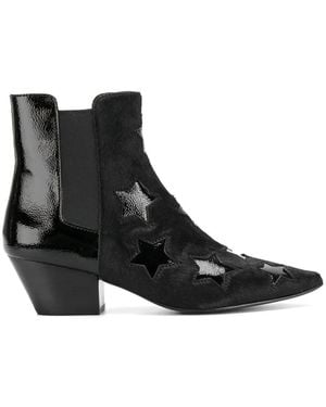 Ash Stars Ankle Boots - Black
