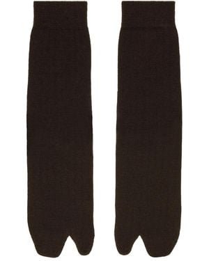 Maison Margiela Socken Mit Tabi-Spitze - Schwarz