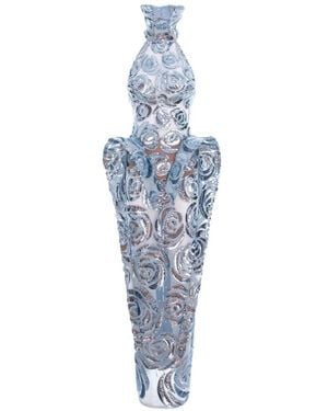 MITILIANE COUTURE Sequin-Embroidered Floral Maxi Dress - Blue