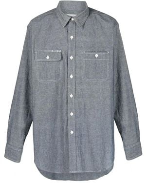 Engineered Garments Katoenen Overhemd - Blauw