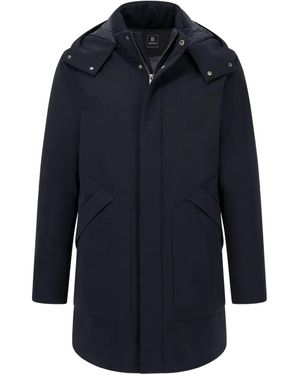 BOGGI Hooded Padded Parka - Blue