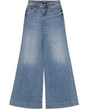 Versace Jeans Couture ワイドジーンズ - ブルー