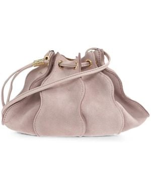 Ulla Johnson Small Adria Wavy Bucket Bag - Pink