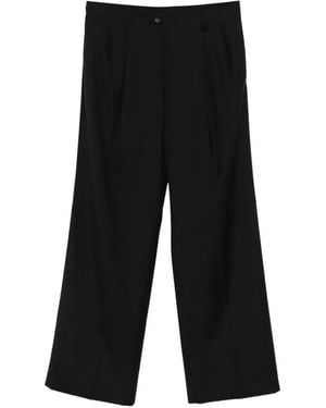 N°21 Woven Trousers - Black
