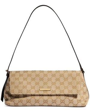 Gucci Medium Madison Gg Canvas Shoulder Bag - Metallic