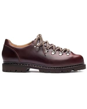Paraboot Clusaz Leather Derby Shoes - Purple