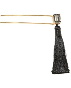 Jennifer Behr Tassel Francine Hair Clip - White