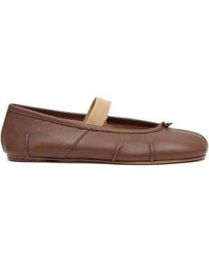 Maison Margiela Tabi Ballet Flats - Brown