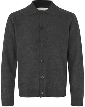 Samsøe & Samsøe Sarichard Button-Up Collared Cardigan - Grey