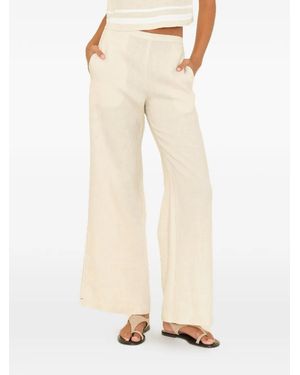 Xirena Elasticated-Waistband Trousers - Natural