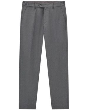 BOGGI Stretch Flannel Trousers - Grey