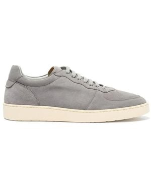 SCAROSSO Agostino Suede Trainers - White