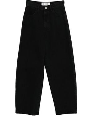 Rohe Vaqueros De Talle Alto - Negro