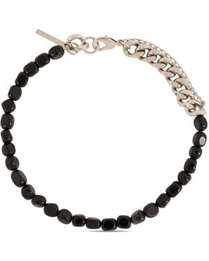 Dries Van Noten Beaded Necklace - Metallic