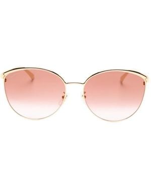 Cartier Oval-Frame Sunglasses - Pink
