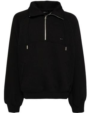 ZZERO BY SONGZIO Assemblage Half-Zip Sweatshirt - Black