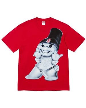 Supreme Snowman Graphic T-Shirt - Red