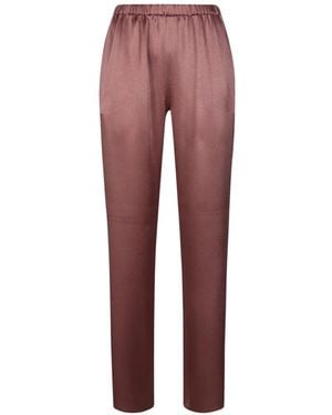 Antonelli Elasticated-Waistband Pants - Red
