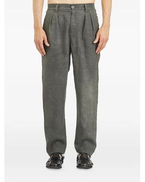 Daub Pleated Pants - Gray